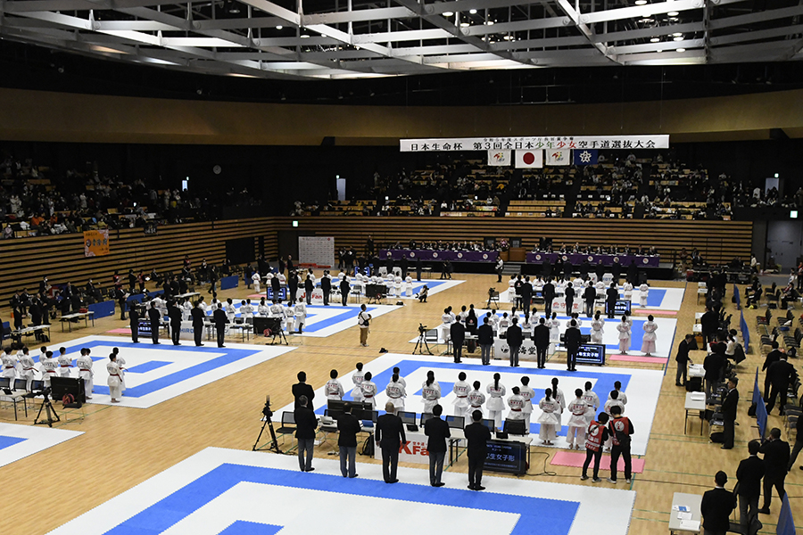 You are currently viewing 令和５年度スポーツ庁長官賞争奪　日本生命杯 第３回全日本少年少女空手道選抜大会を開催